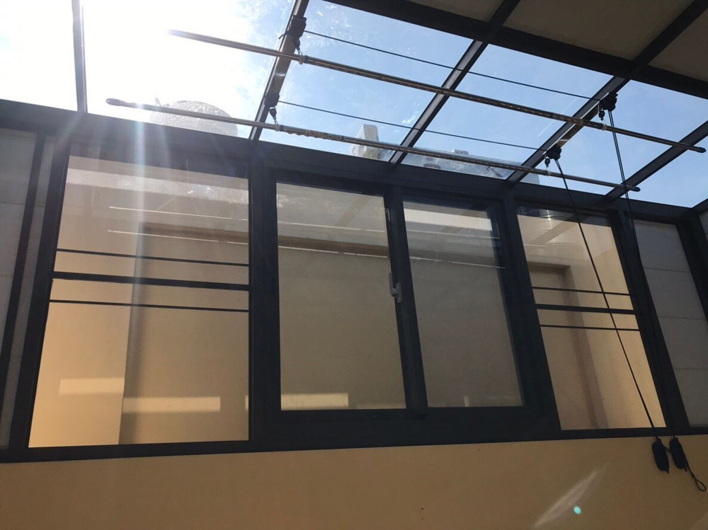 秀水採光罩與雙層鋼板