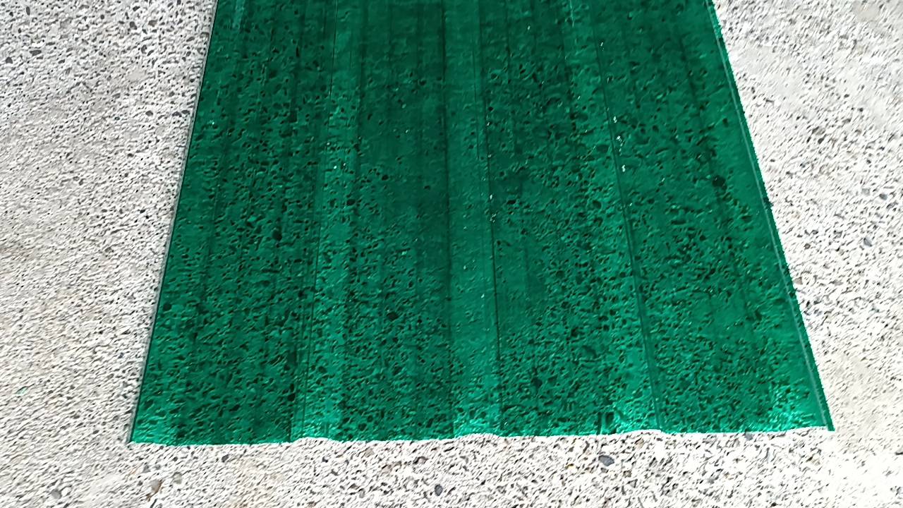 760型5溝PC板(綠色)