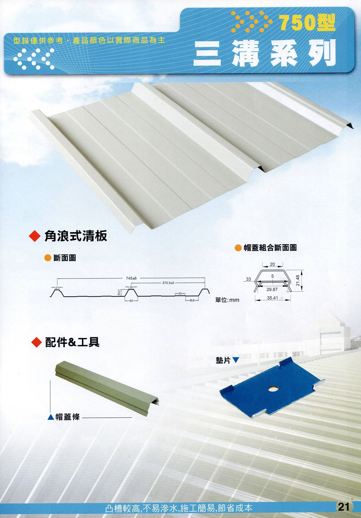 750型 三溝系列